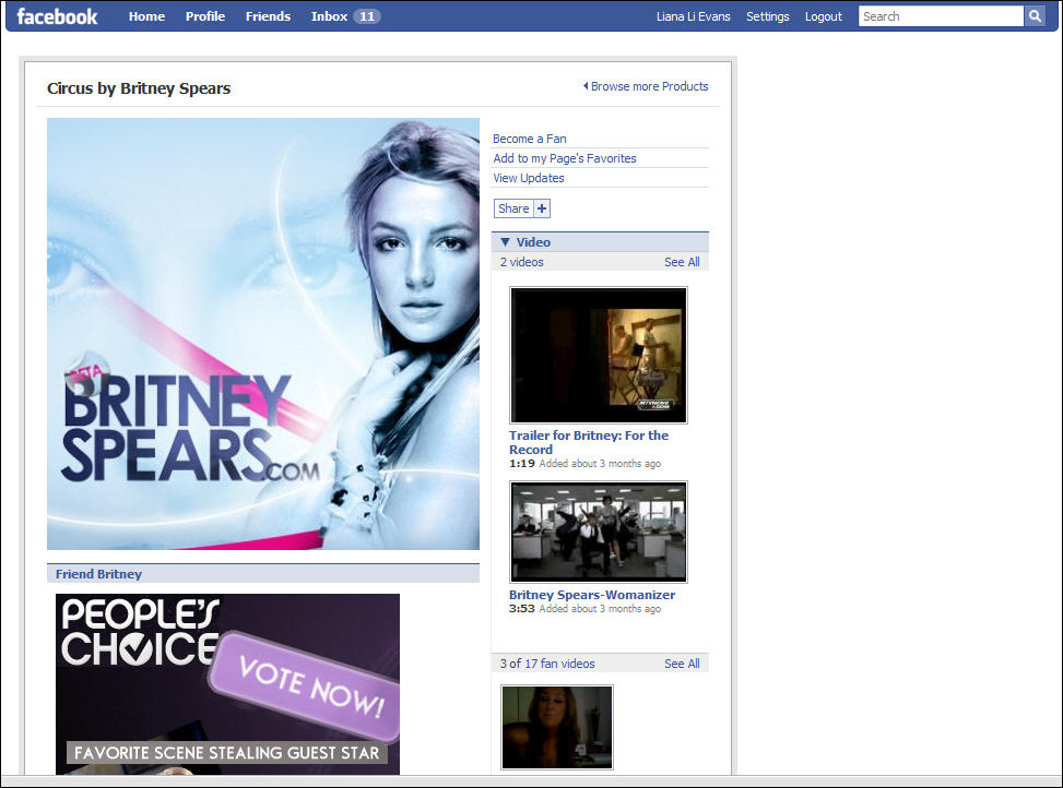 britney-spears-facebook-page