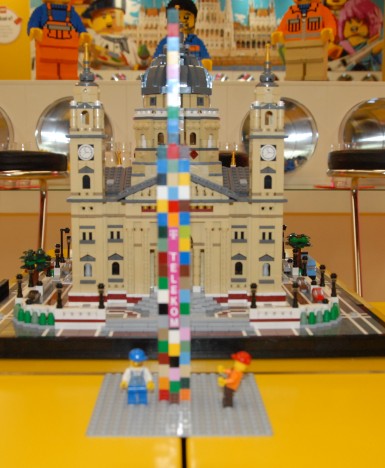 Budapesten épül a legmagasabb LEGO-torony